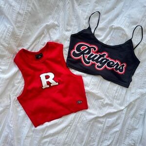 Rutgers Game Day Crop Tops